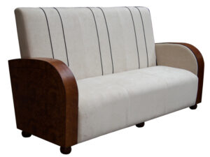 The Orleans in Walnut and Walnut Burr with Cream Fabric