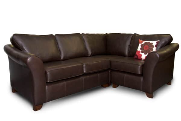 Astor Corner Sofa 2x1 in Sauvage Chocolate