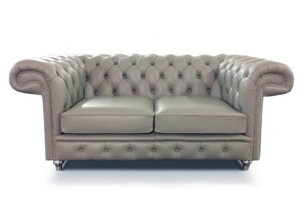 Balmoral 2 Seater in Pullman Crystal with Chrome studding and feet
