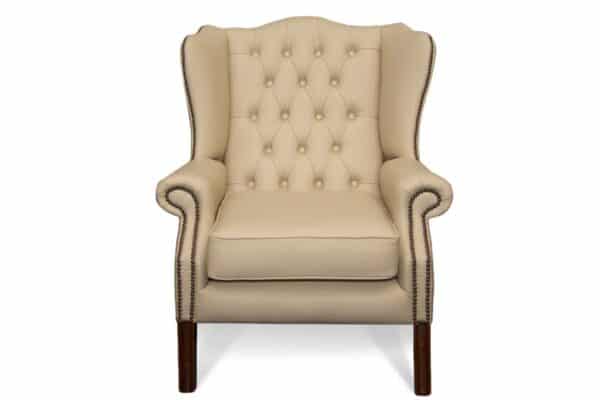 Blenheim Flat Wing Chair in Shelly Cottonseed