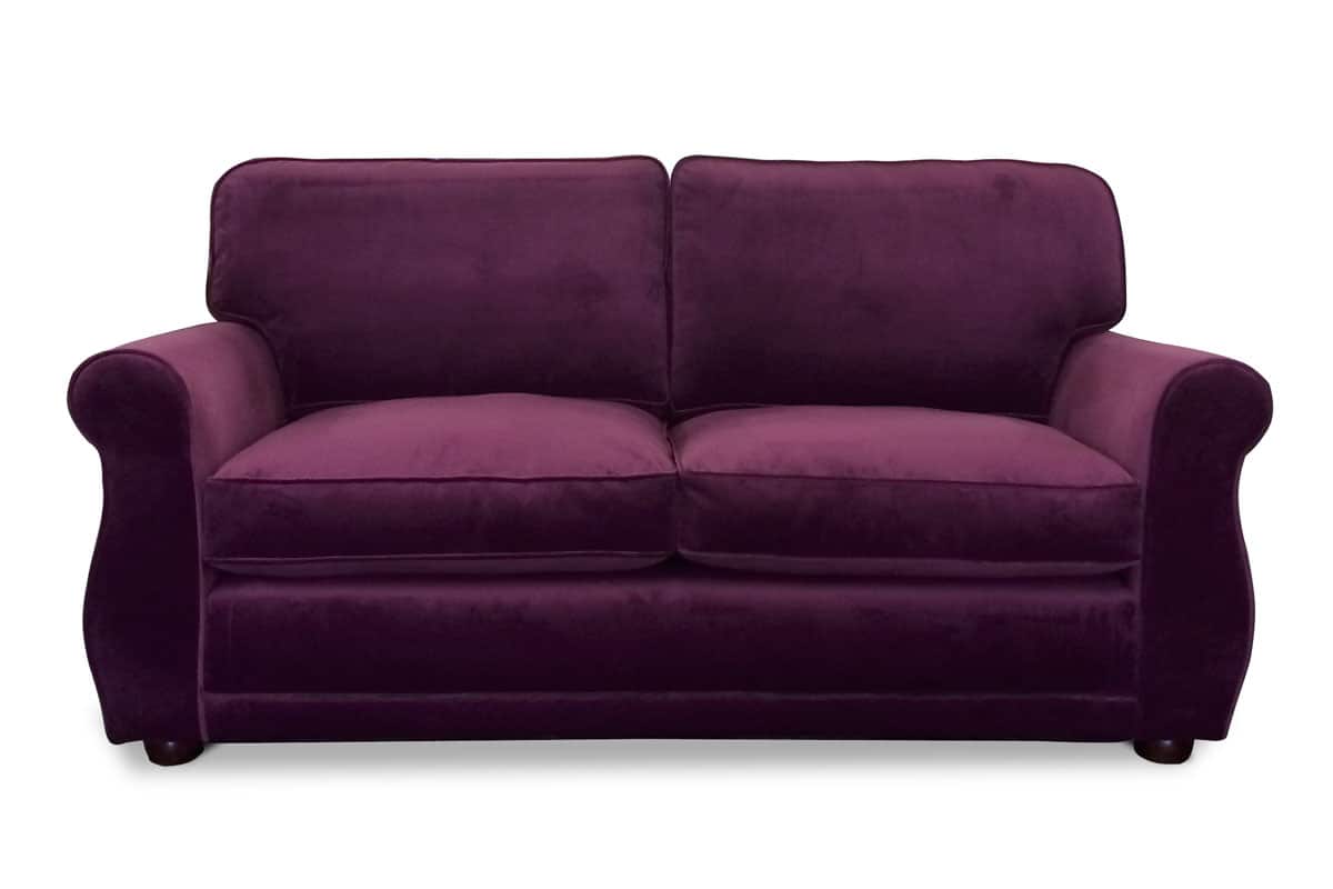 Harlow 3 Seater in Mystere Boysenberry