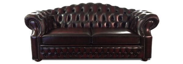 Oxford 3 Seater in Antique Red
