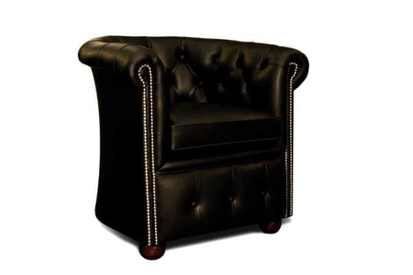 Byron Tub Chair in V Black