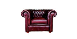Chesterfield Tudor Low-Back Armchair