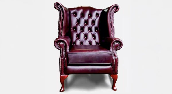 Chesterfield Tudor High-Back Armchair
