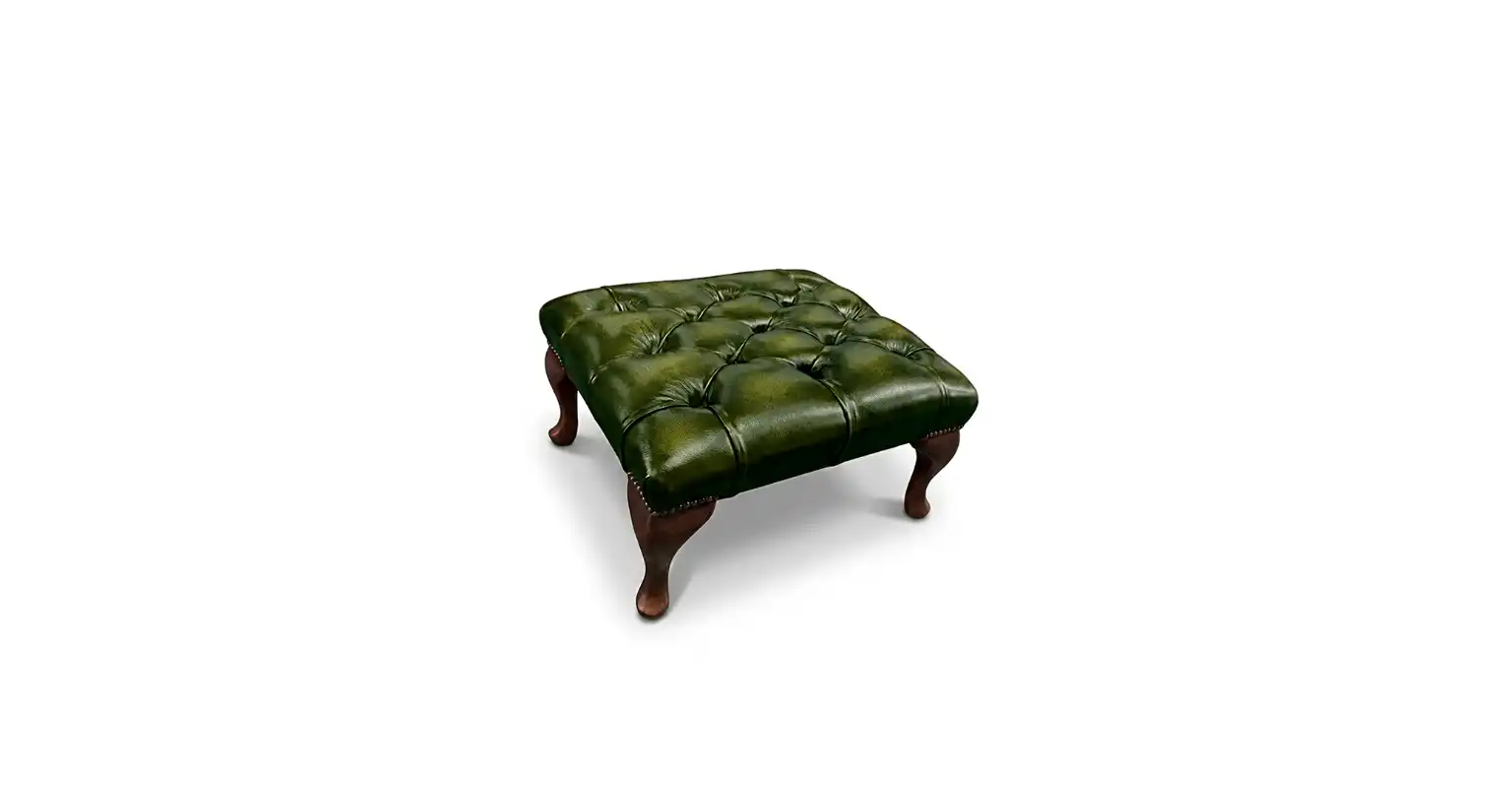 Chesterfield Tudor 3 Seater in Antique Brown Colourway