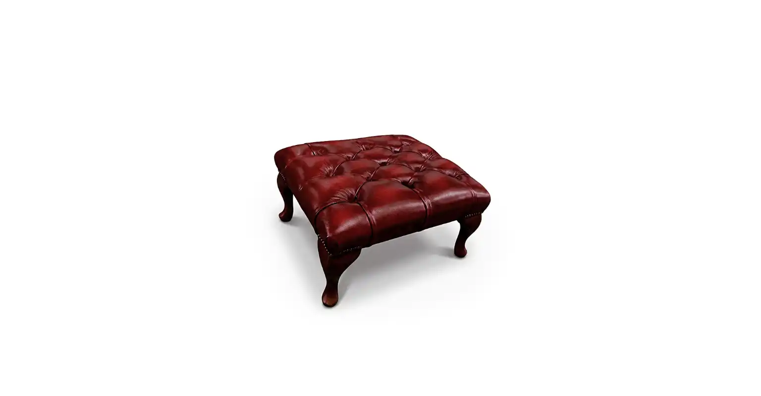 Chesterfield Tudor 3 Seater in Antique Brown Colourway