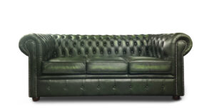 Chesterfield Tudor Green 3 Seater