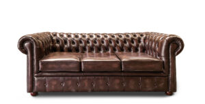 Chesterfield Tudor Brown 3 Seater