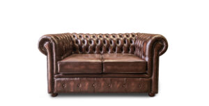 Chesterfield Tudor Brown 2 Seater