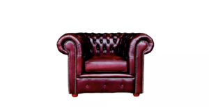 Chesterfield Tudor Rosso Low Armchair