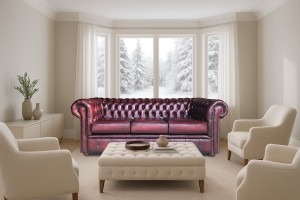 Chesterfield Tudor 3-Seater Sofa