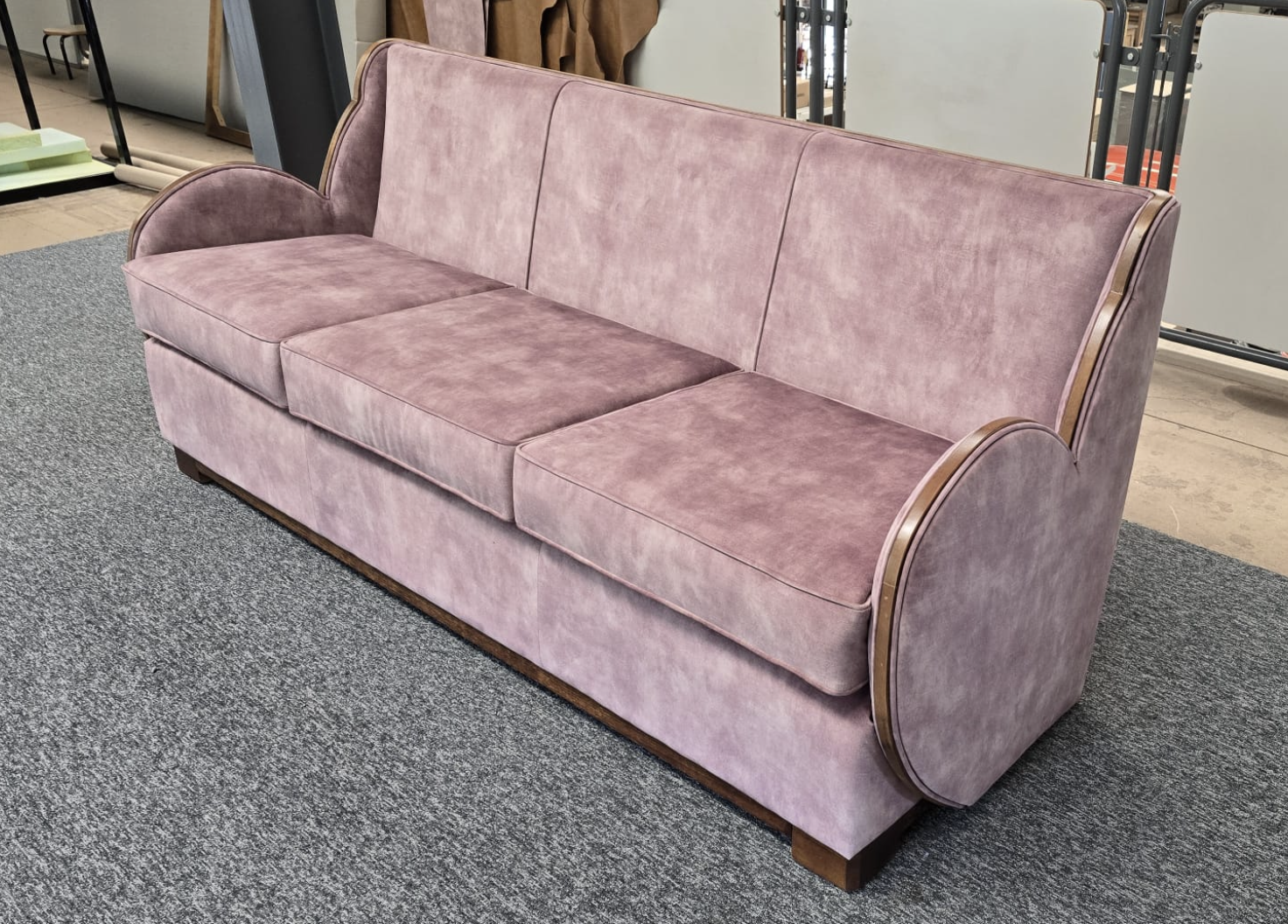 curved sofa