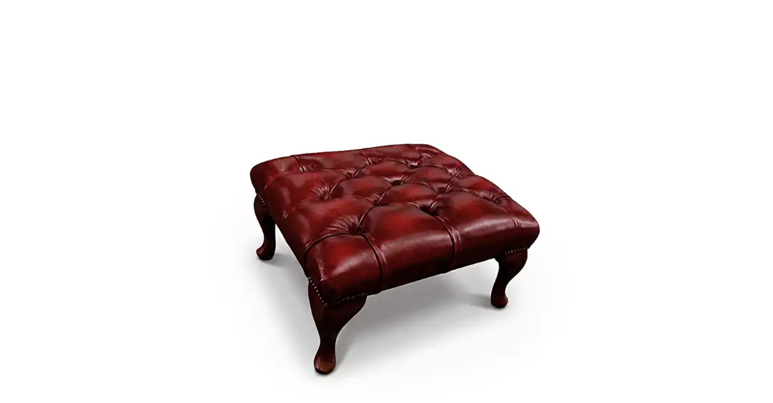 Chesterfield Tudor 3 Seater in Antique Brown Colourway