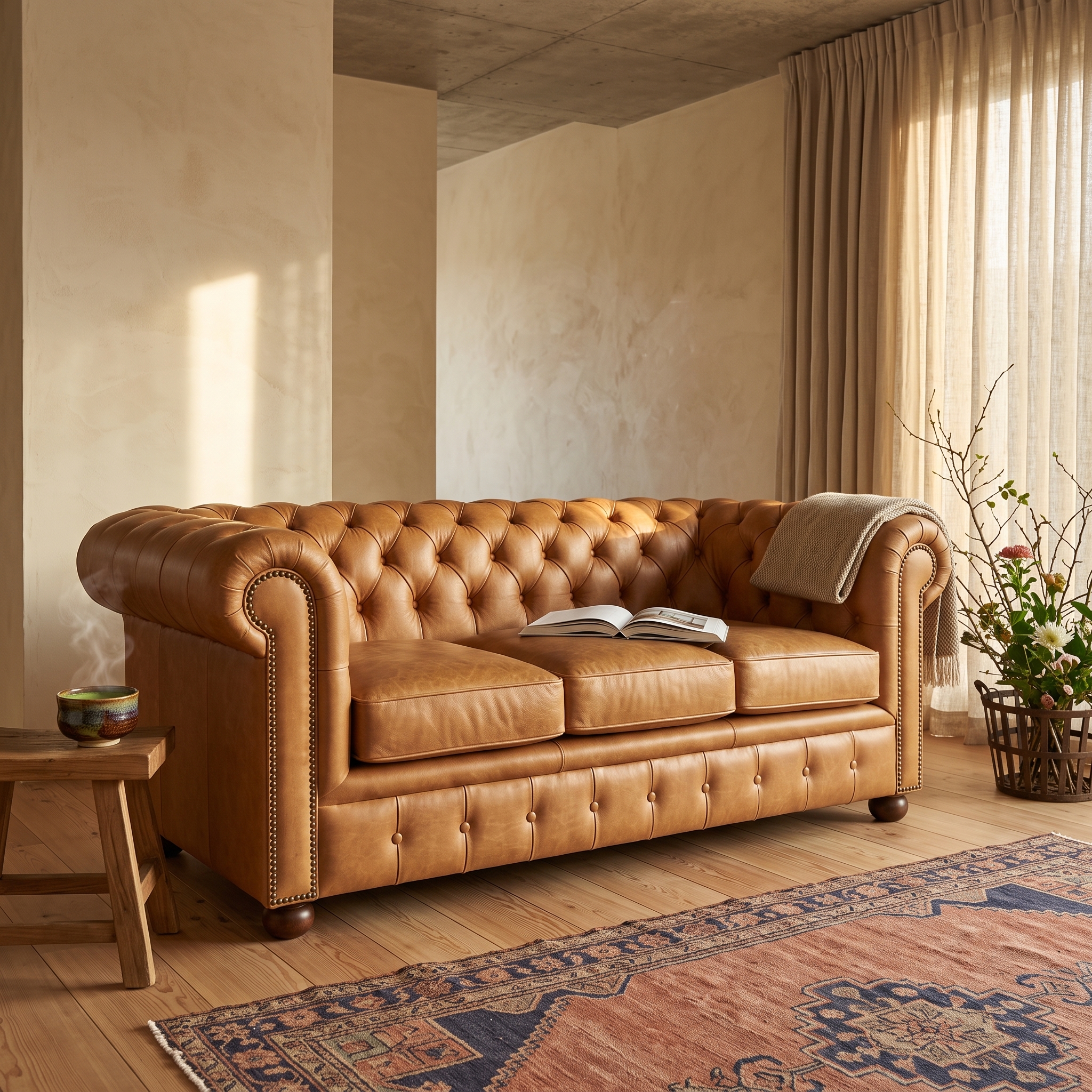 how to clean a leather sofa